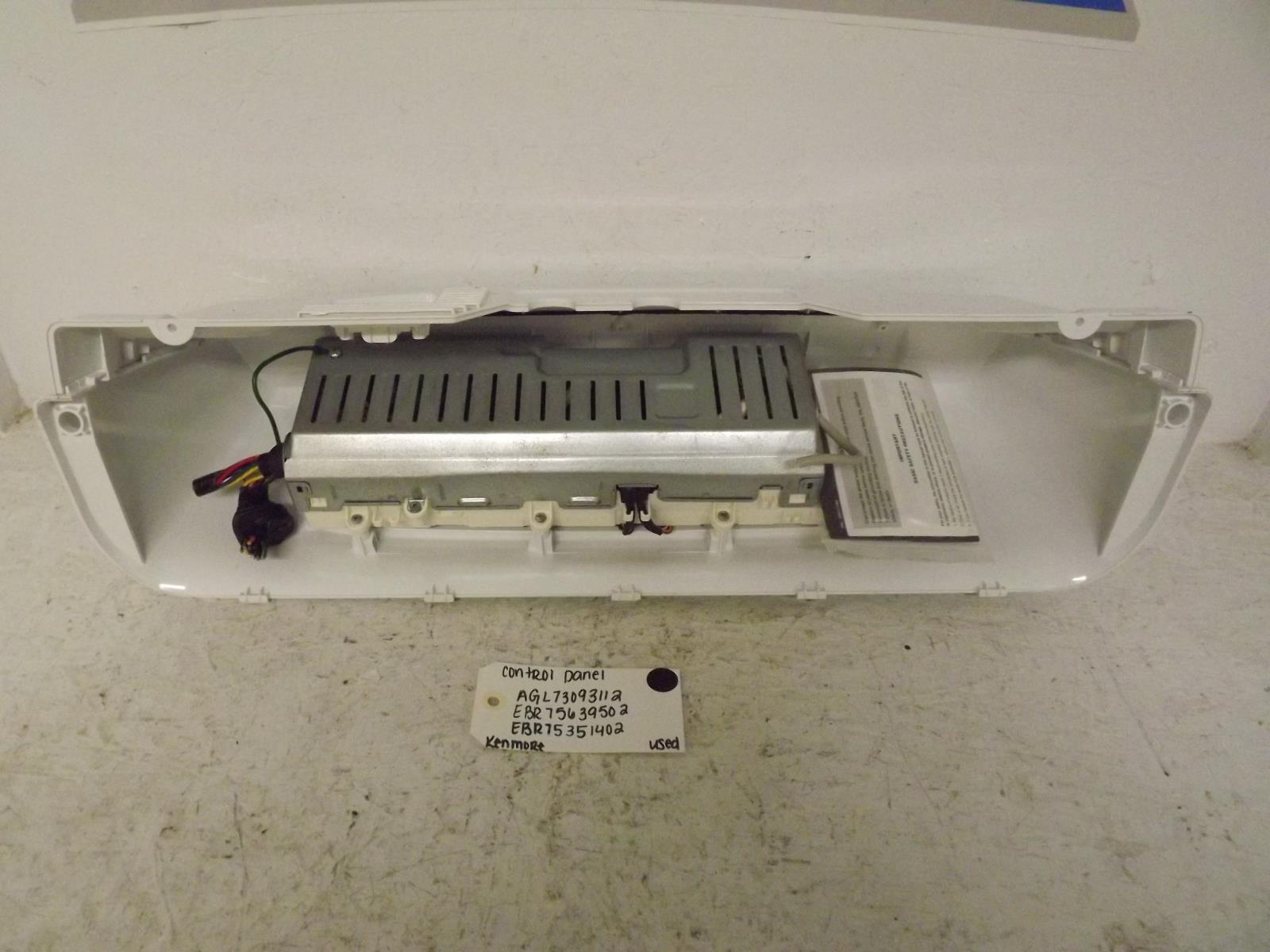 Kenmore Washer AGL73093112 EBR75639502 EBR75351402 Control Panel Used Kenmore Washer AGL73093112 EBR75639502 EBR75351402 Control Panel Used